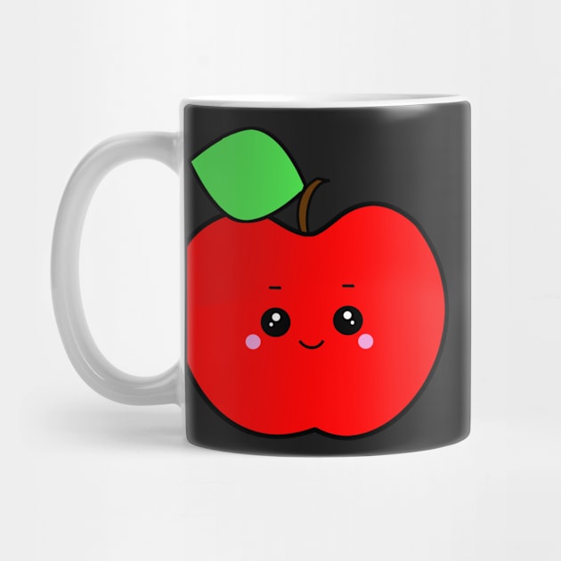 Cute Apple Sticker by MrsCathyLynn